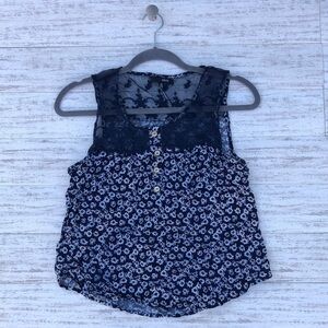 OBOE Crop Lace Top l SIZE M